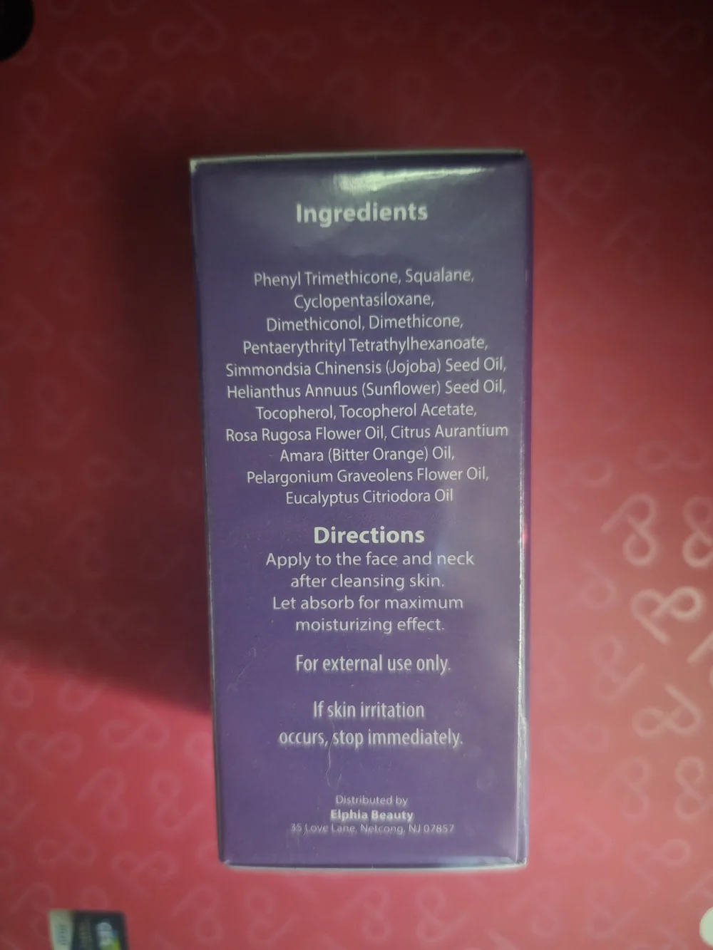 ELPHIA Beauty Luxe Rejuvenation Serum - Silver & Light Pink